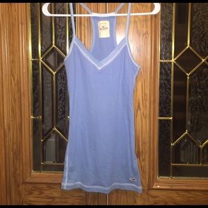 Hollister Light blue tank top