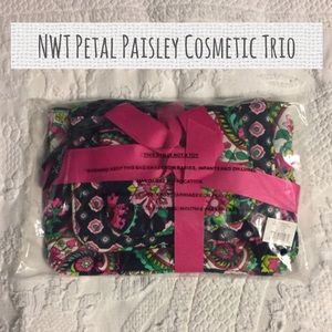 NWT Petal Paisley Cosmetic Trio