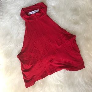 Foreign Exchange Red Crop Top