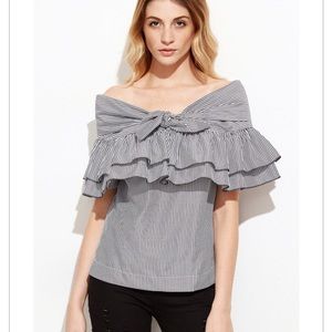 Off the shoulder blouse!