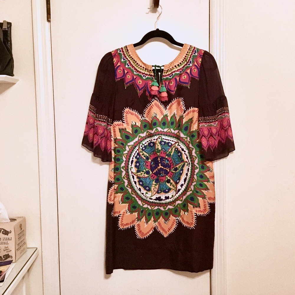 Phoebe couture tassel dress