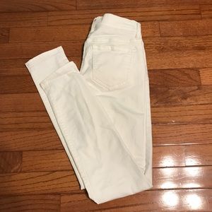 EUC White Rock Star Skinny Jeans