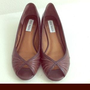 Steve Madden Open Toe Low Wedges