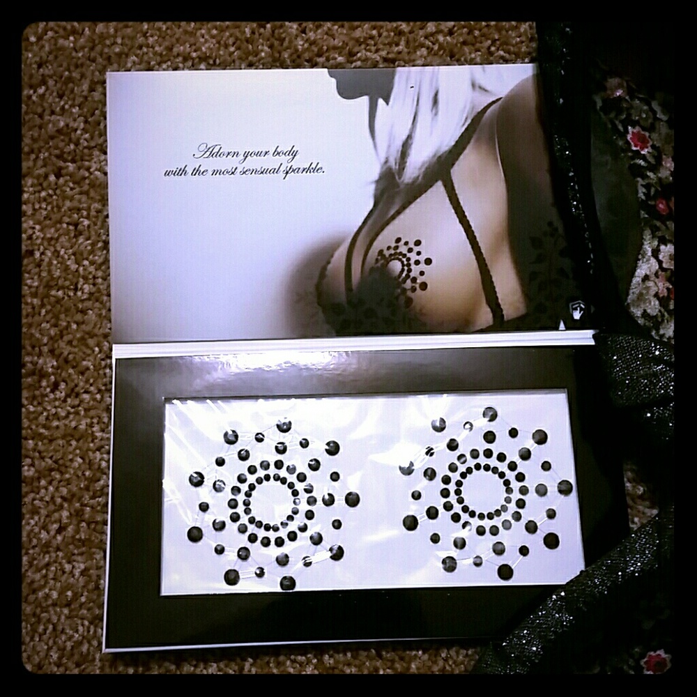 BODY DECORATIONS "MIMI" rhinestone pasties!!