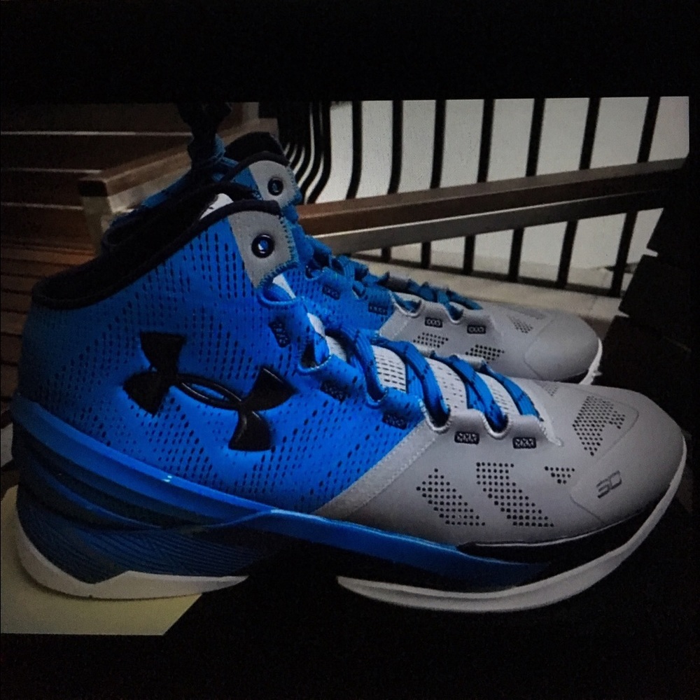 Curry 2 Electric Blue Size 12