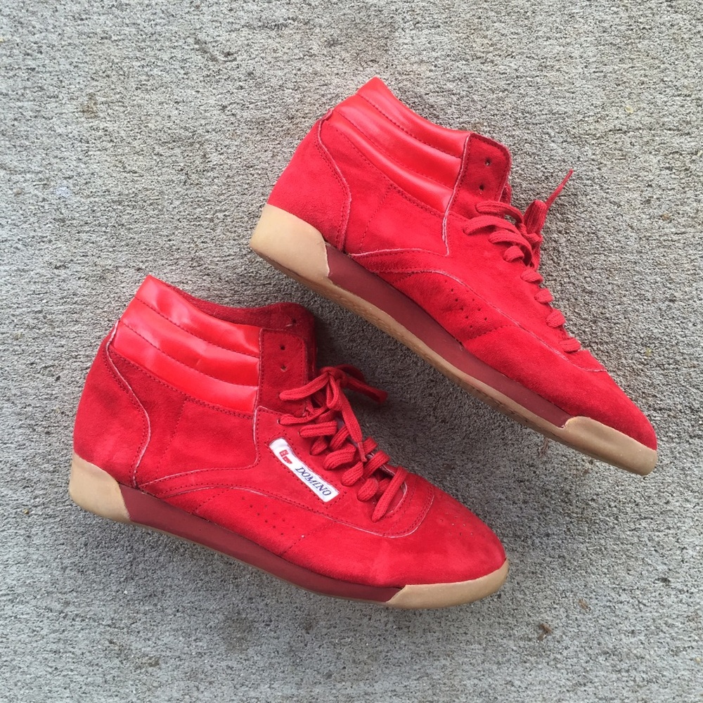 Vintage Red High Tops