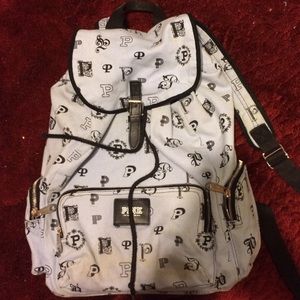 RARE!! VS Pink Canvas Backpack