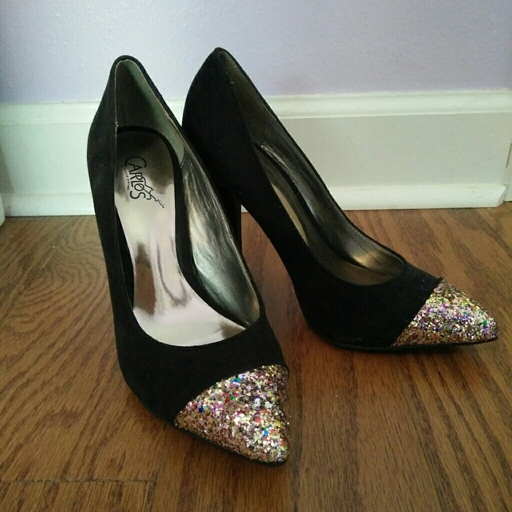 Carlos Black Heels