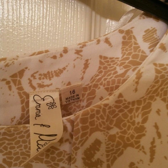 Nude print dress - Picture 3 of 3