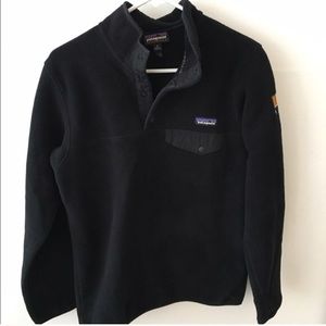 Patagonia black fleece sweater