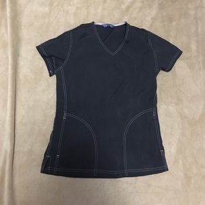 Black scrub top