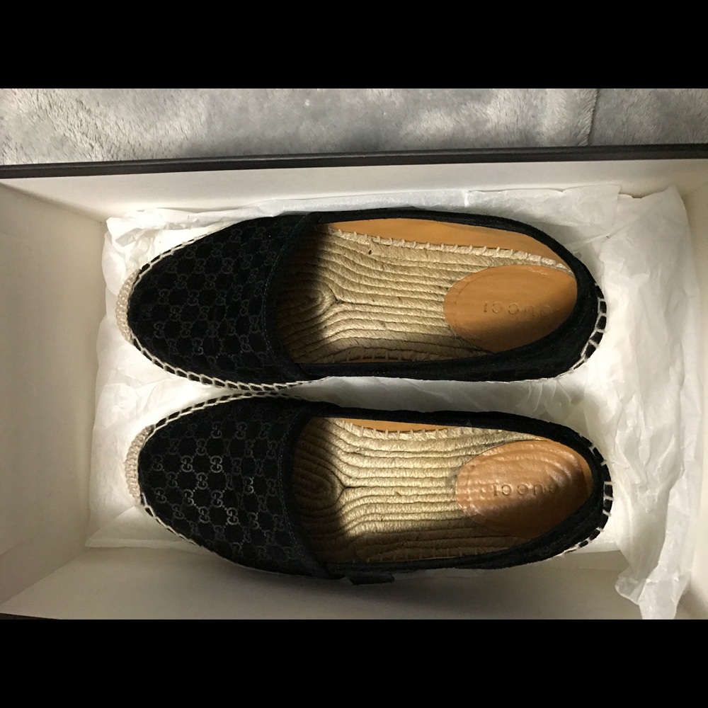 Gucci suede espadrilles
