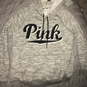 Gray Pink Victoria's Secret sweatshirt