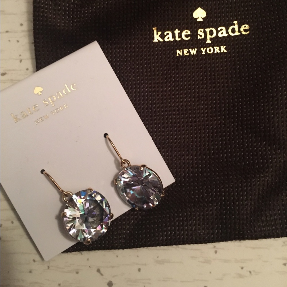 Kate spade shine on French wire drop earrings