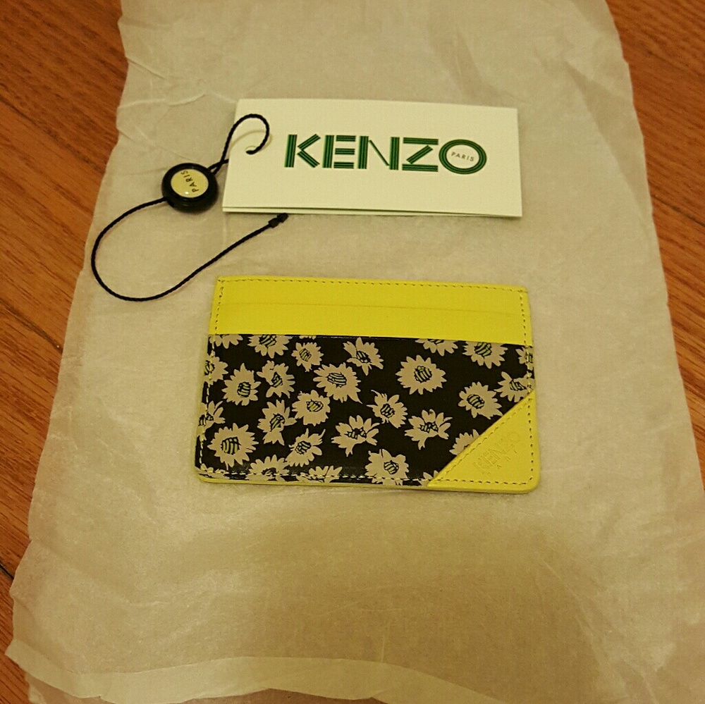 Kenzo 'Daisy Bee' card holder/case wallet unisex