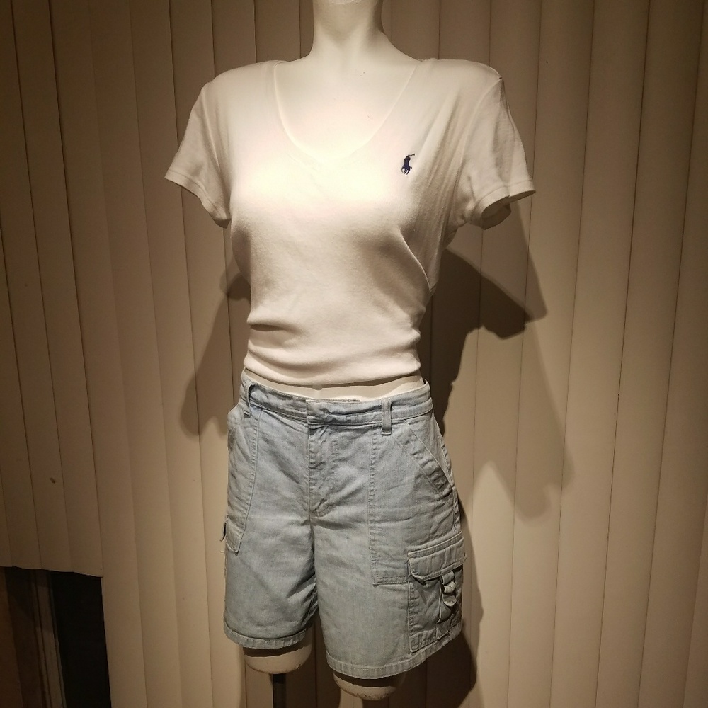 Gloria Vanderbilt six pocket shorts