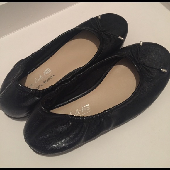 American Eagle Girls Ballerina Flats 12.5Y Black - Picture 2 of 7