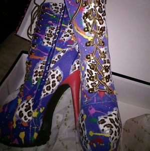 Multi color heels