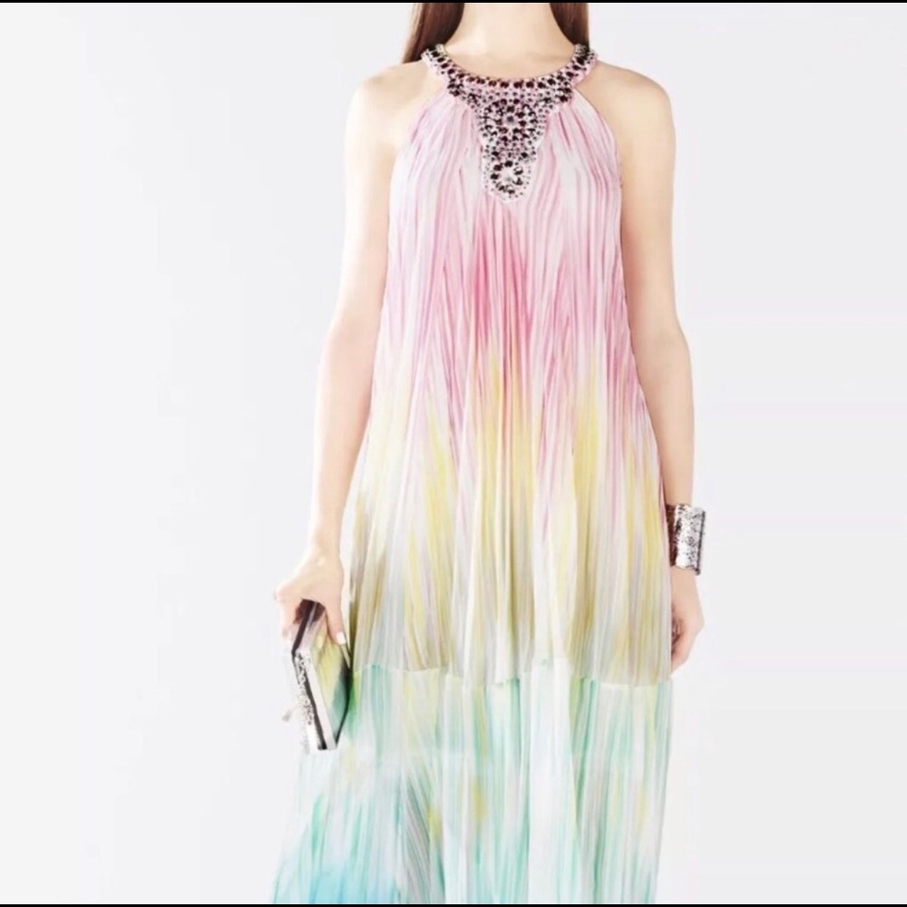 Chelsea Sunburst Pleated Gown