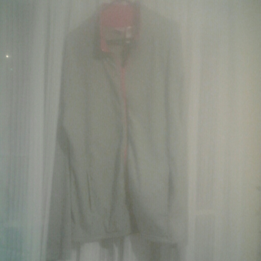 Gray and pink jacket