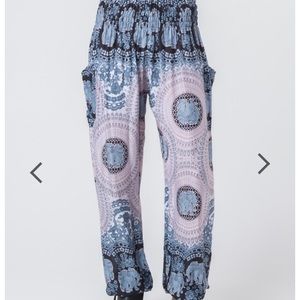 Nellie Black Harem Elephant Pants