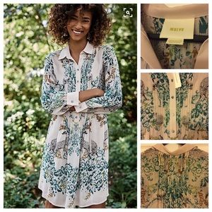 ⭐️ NWT Anthropologie Maeve Ria Drop Waist Dress ⭐️