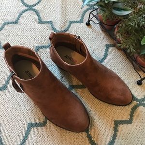 NWT Suede Booties