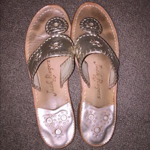 Platinum Jack Rogers Sandals/ Flip Flops