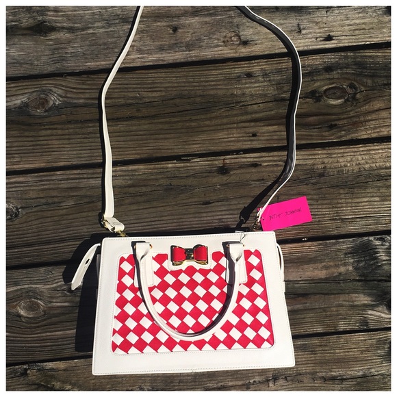 Betsey Johnson Handbags - Betsey Johnson Unbeweavable Fushia Satchel NWT