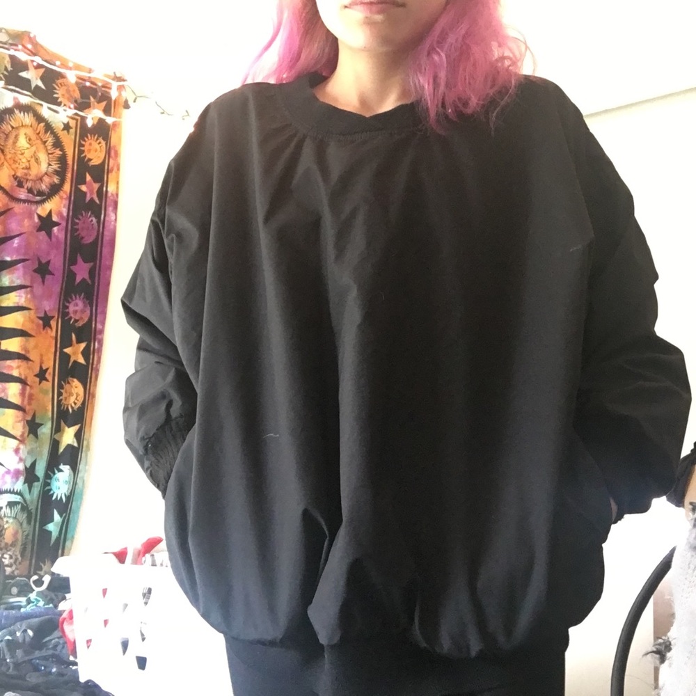 fleece athletic pullover