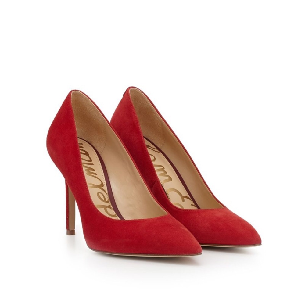 NWOB Sam Edelman Hazel Red Suede Pump-never worn!