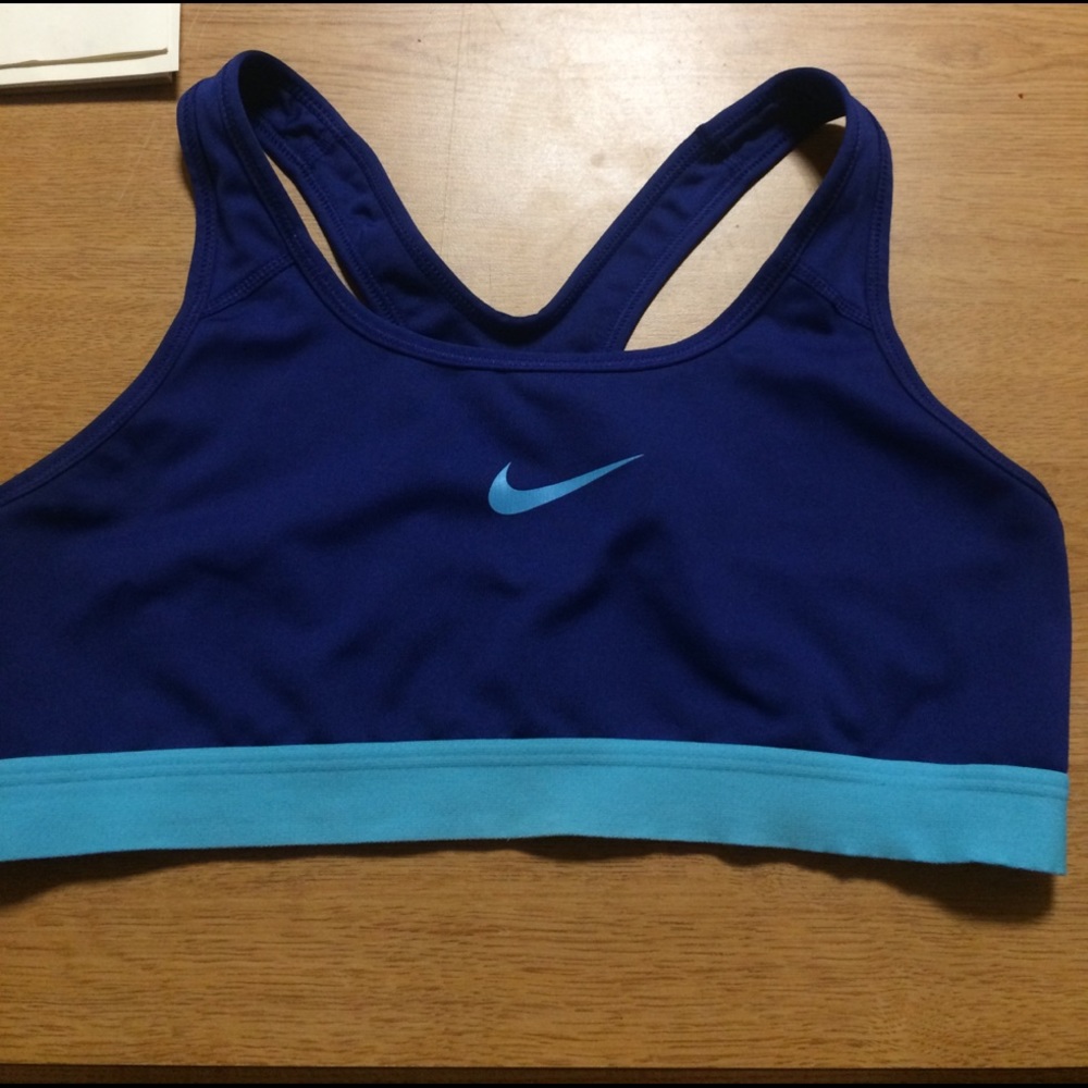Blue Nike Sports Bra