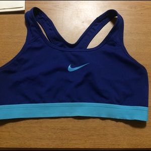 Blue Nike Sports Bra
