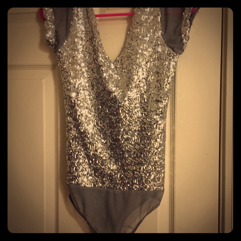 Sequin body suit