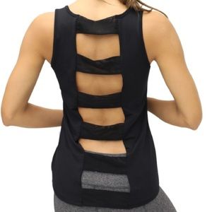 Yoga-Lic-Ious Mesh Back Tank (S)