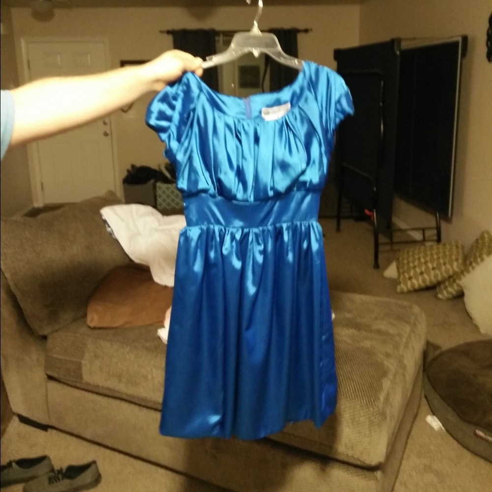 Blue elegant dress