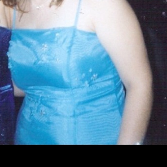 Blue Prom Dress - Picture 3 of 7