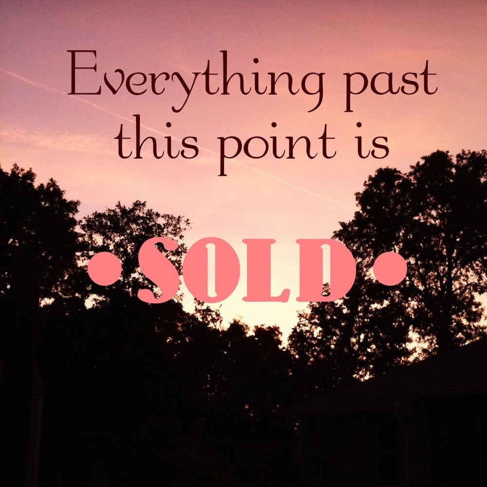Thanks for shopping my closet