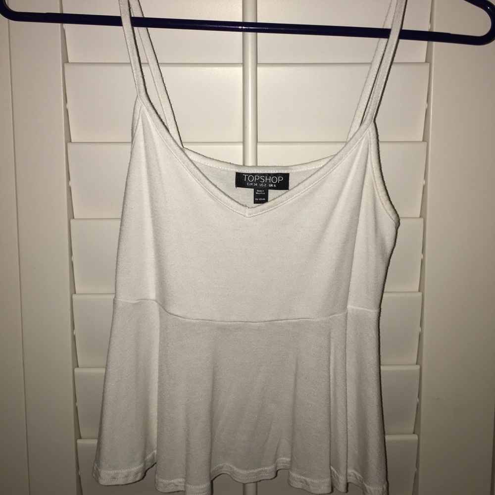 Top shop white tank