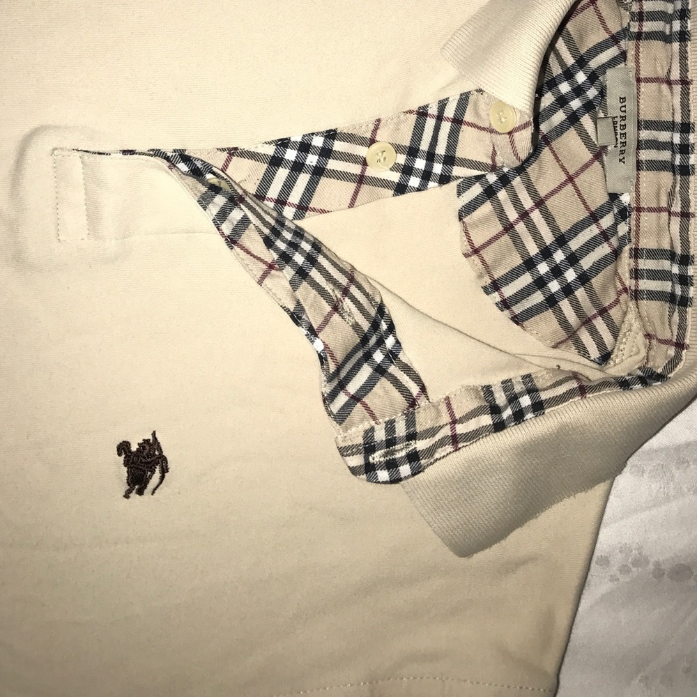 Long sleeve Burberry polo
