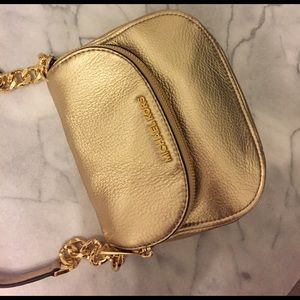 Michael Kors gold crossbody