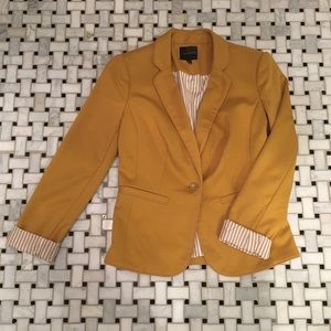 The Limited mustard blazer