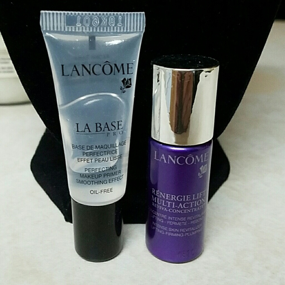 Lancome travel size makeup primer & lifting cream