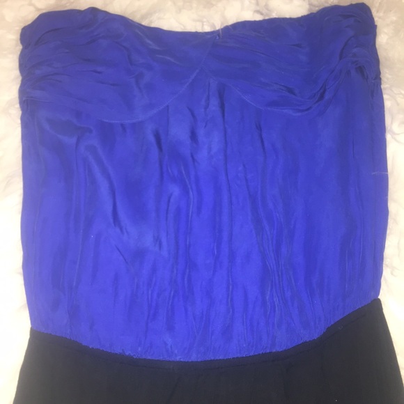 Electric blue and black Mini Dress - Picture 2 of 2