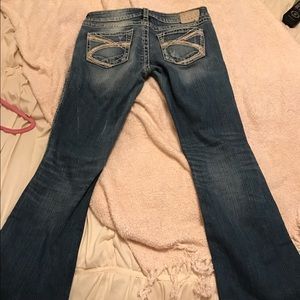 Silver bootcut jeans