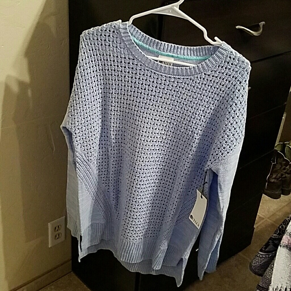 Brand new light blue sweater