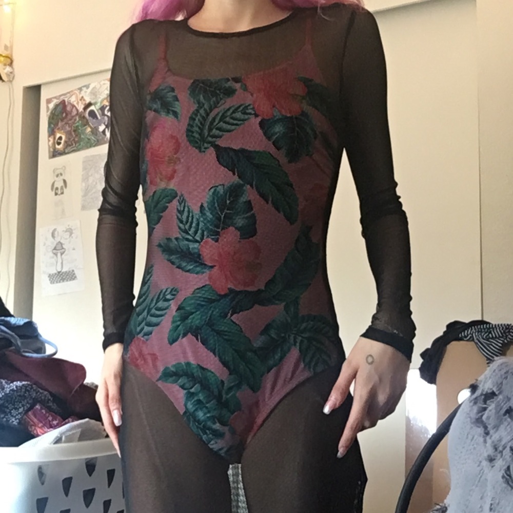 mesh dress