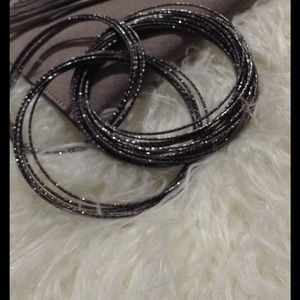 BEAUTIFUL GUN METAL SILVER BRACELET