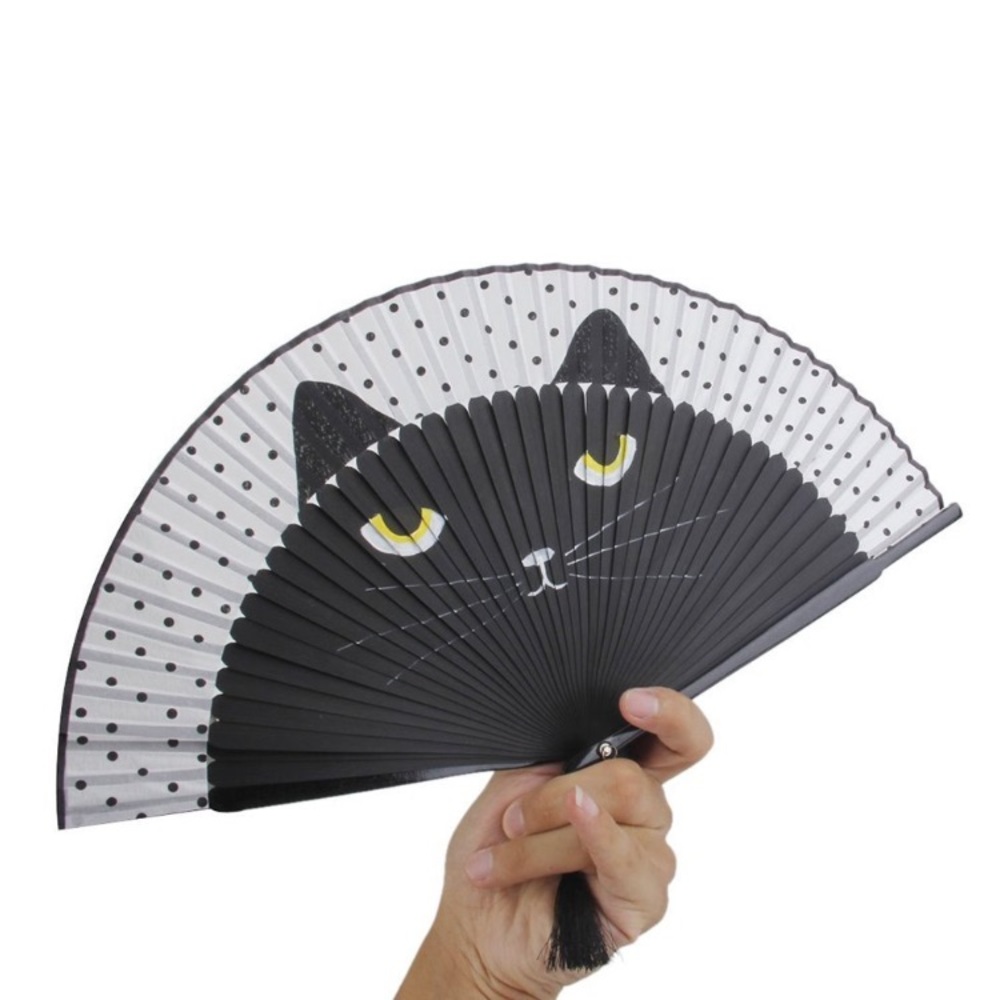 NWOT Cat Hand Fan