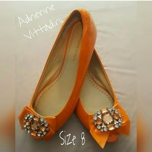 Adrienne Vittadini blingy flats size 8